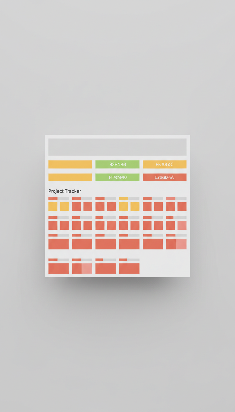 International Project Tracker Instant Download